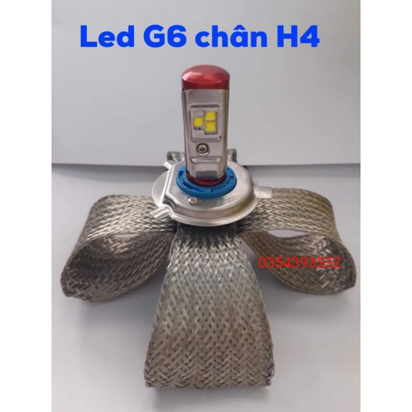 Đèn Pha Led G6 💥 Chân H4 - T19 Siêu Sáng