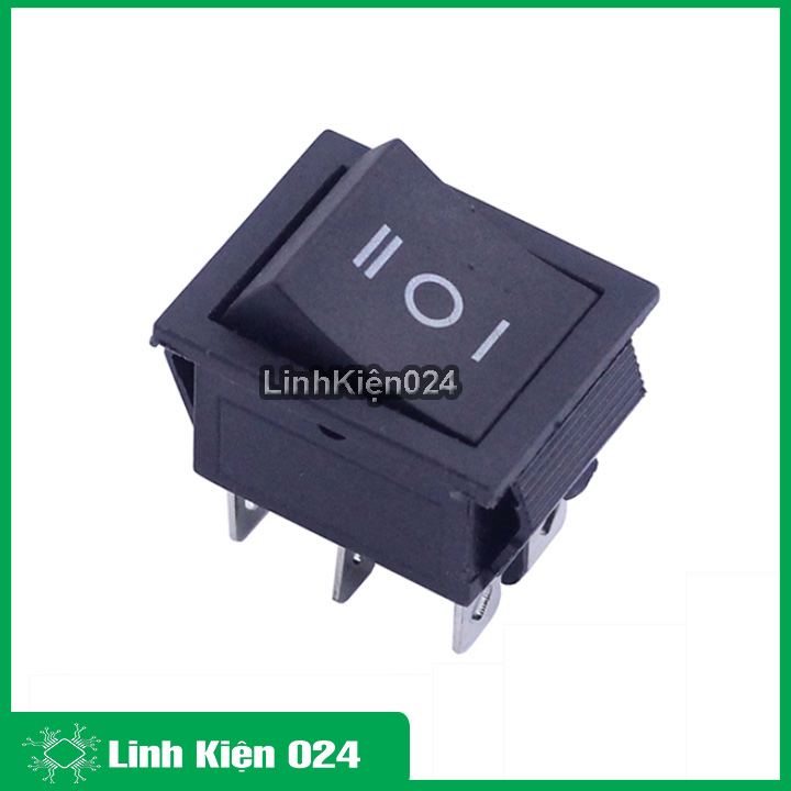 Công tắc bập bênh kcd4 250vac-16a 6p 3 chế độ