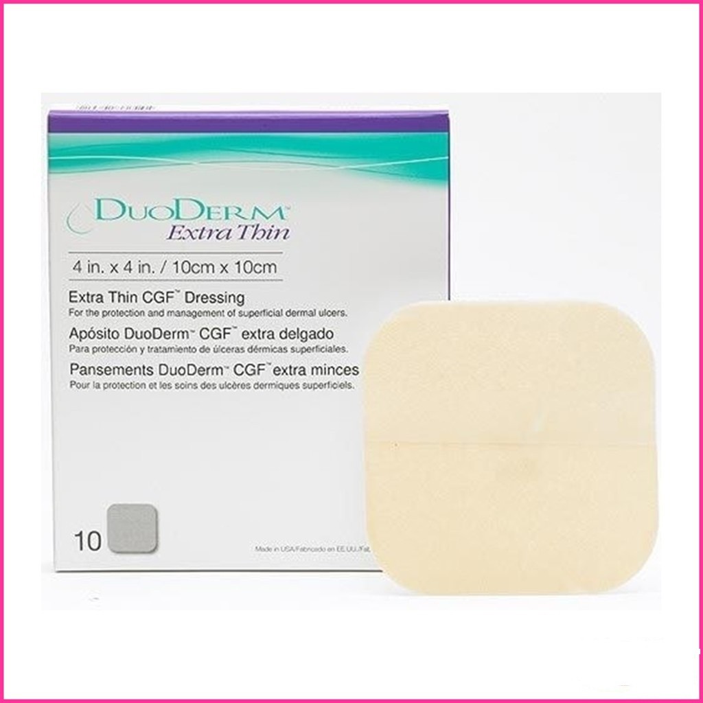[10cmx10cm] Miếng Dán Mụn DuoDERM - Hydrocolloid Dressing DuoDerm Extra Thin nhanh lành mụn