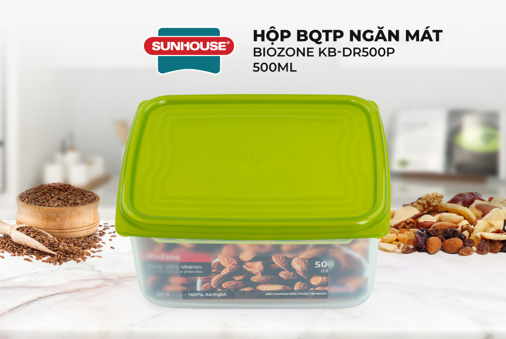 Hộp bảo quản thực phẩm khô BioZone KB-DR500P