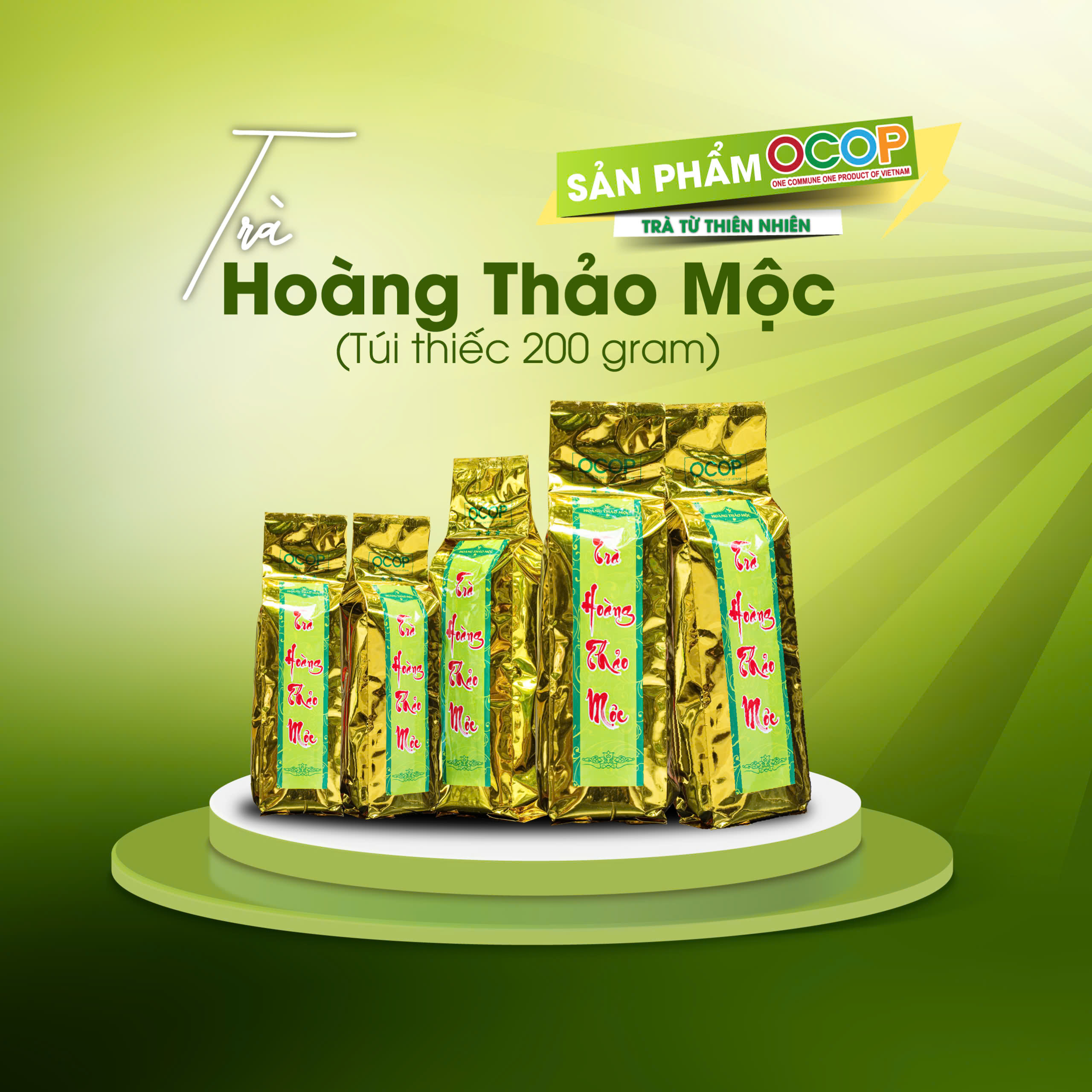 Trà Hoàng Thảo mộc ( túi 200g )