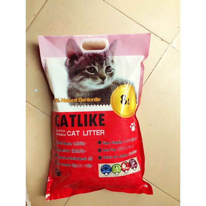 Cát Vệ Sinh Cho Mèo - Cát 8l Cafe