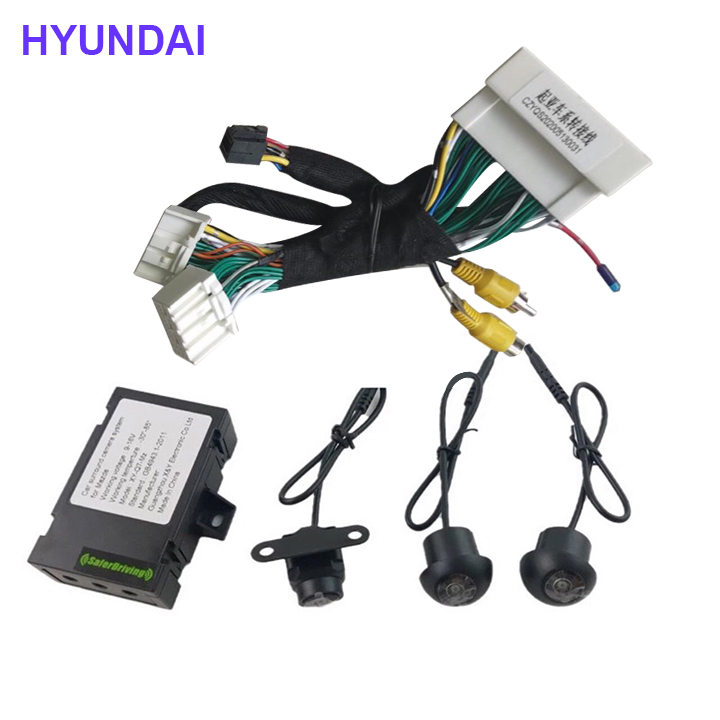 [Trả góp 0%] Bộ 3 camera tiến và cạp lề lắp cho màn hình Zin xe ô tô Toyota, Ford, Hyundai, Kia, Mazda, Honda - BẢO HÀNH 12 THÁNG