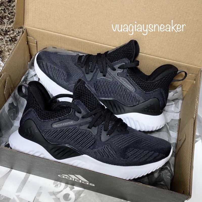 Giày alpha bounce đen trắng