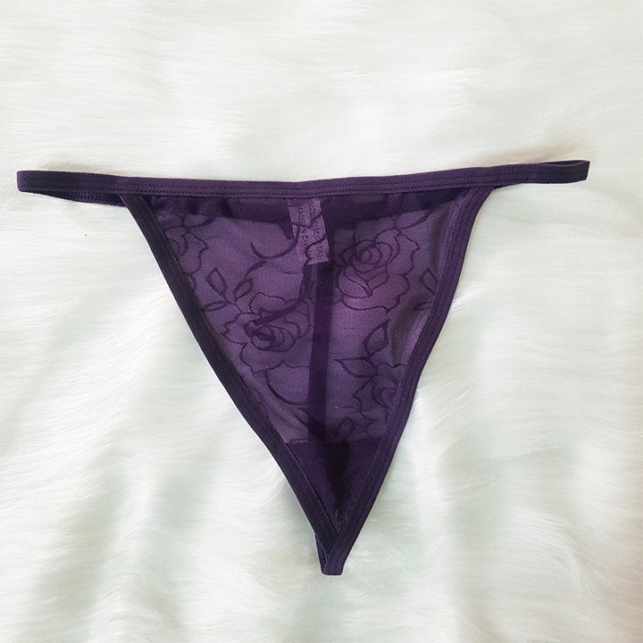Quần lót nữ lọt khe - quần lót nữ gấm lọt khe sexy - AQ026