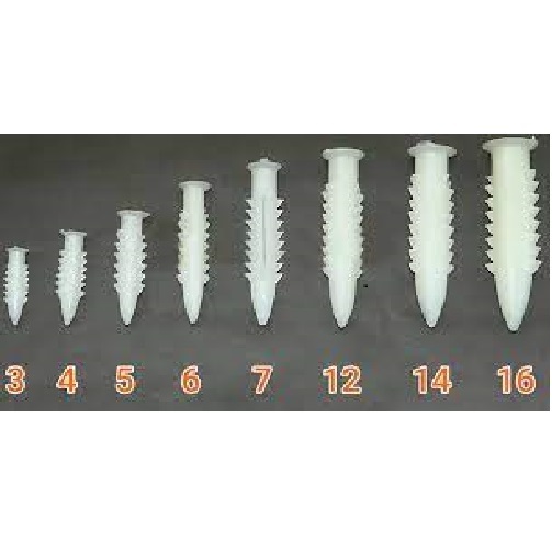 Tắc kê nhựa nhiều kích thước 3F - 7F - Điện Việt