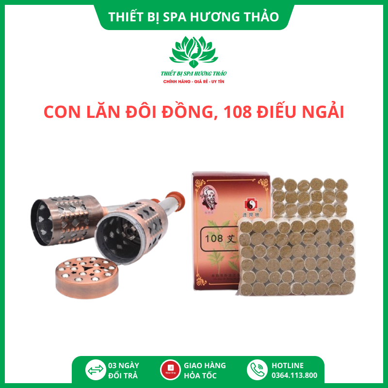 Combo Cây lăn ngải và ngải điếu 108 viên