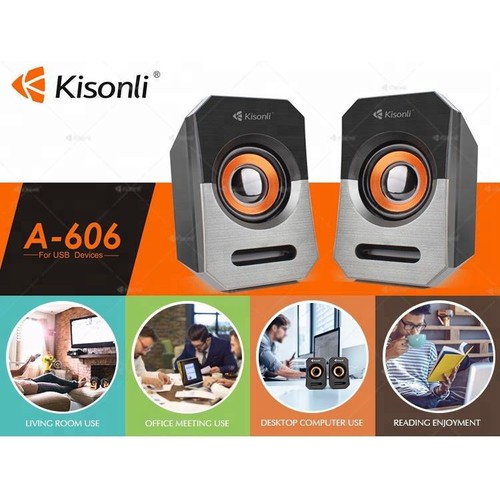 Kisonli a-606 loa vi tính âm thanh khỏe bass ầm ầm nghe loa 2.0 kisonli a-606 loa vi tính 2.0 kisonli a-606 giá tháng 1/2021 - 123mua loa vi tính kisonli a-606 - hàngg | công nghệ ... bộ loa vi tính 2 cái a-606