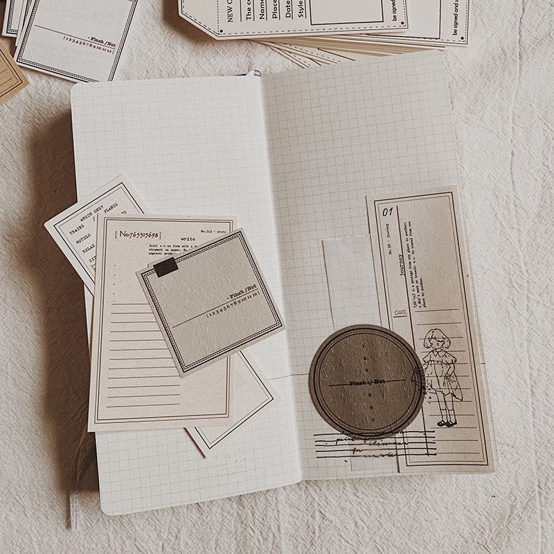 Krisna.room ♡ Set 40 tờ giấy note trang trí của Tinuo