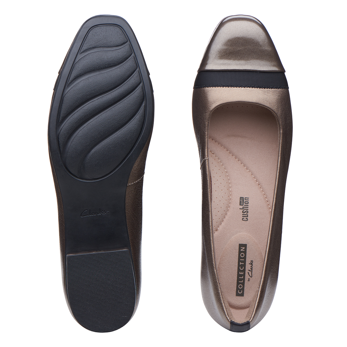 Giày Búp Bê Da Nữ Clarks - Juliet Monte