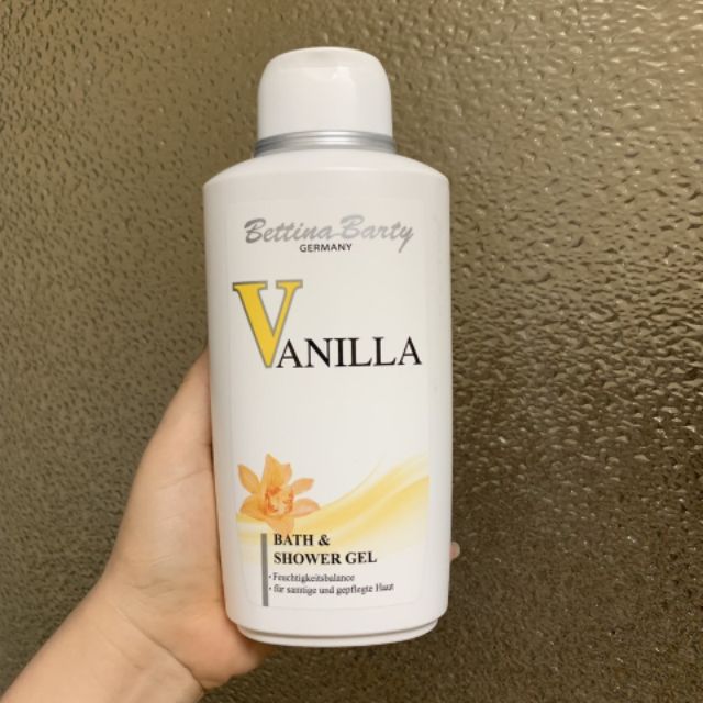 Sữa Tắm Vanilla By Bettina Barty của Đức - 500ml