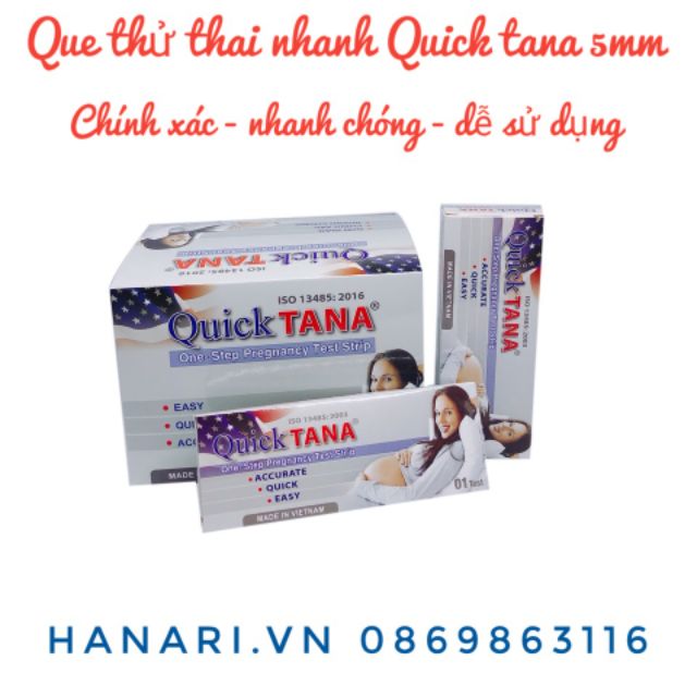 Combo 3 Que thử thai quicktana 5mm