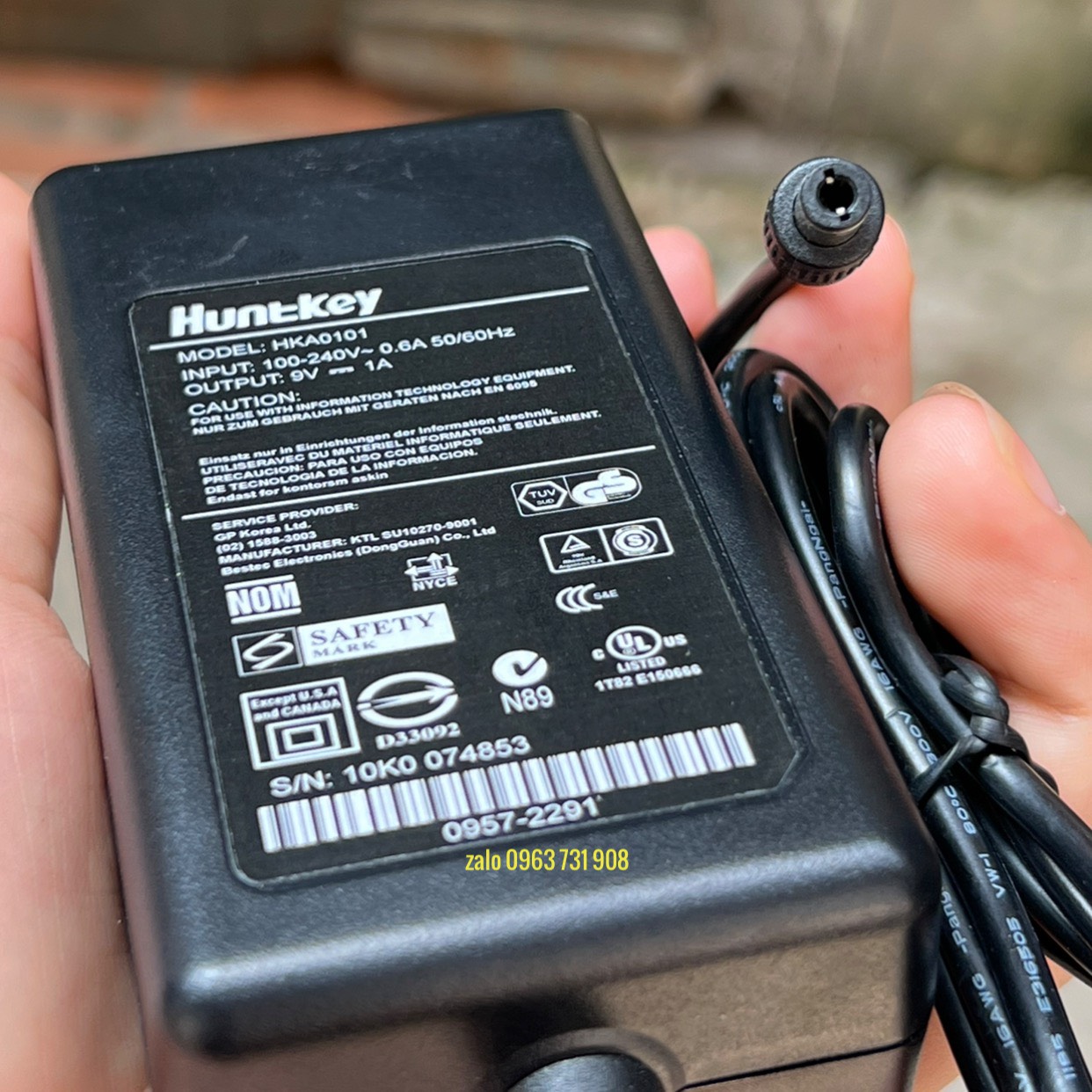 adapter nguồn 9v 1a loại tốt