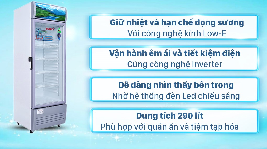 [TRẢ GÓP 0%] Tủ mát Sanaky 290 lít TM.VH358KL (Giá áp dụng giao tại HN, HCM& các tỉnh liên hệ shop)