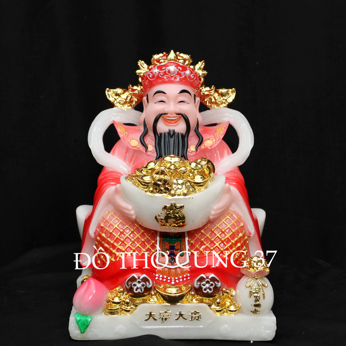 [ BỘ 3 ÔNG - CAO 20 CM ] THẦN TÀI +THỔ ĐỊA +THẦN TIỀN CHẤT LIỆU BỘT ĐÁ + COMPOSITE
