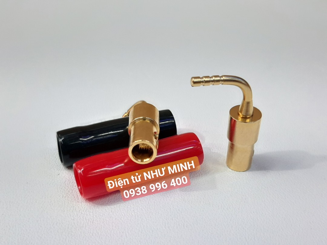 Jack loa mỏ chim mủ mềm  1 Bộ 4 cái ( 2 đỏ + 2 đen )