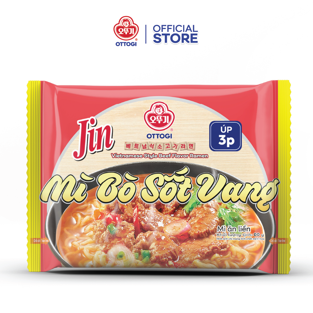 Mì ăn liền bò sốt vang ottogi 80g