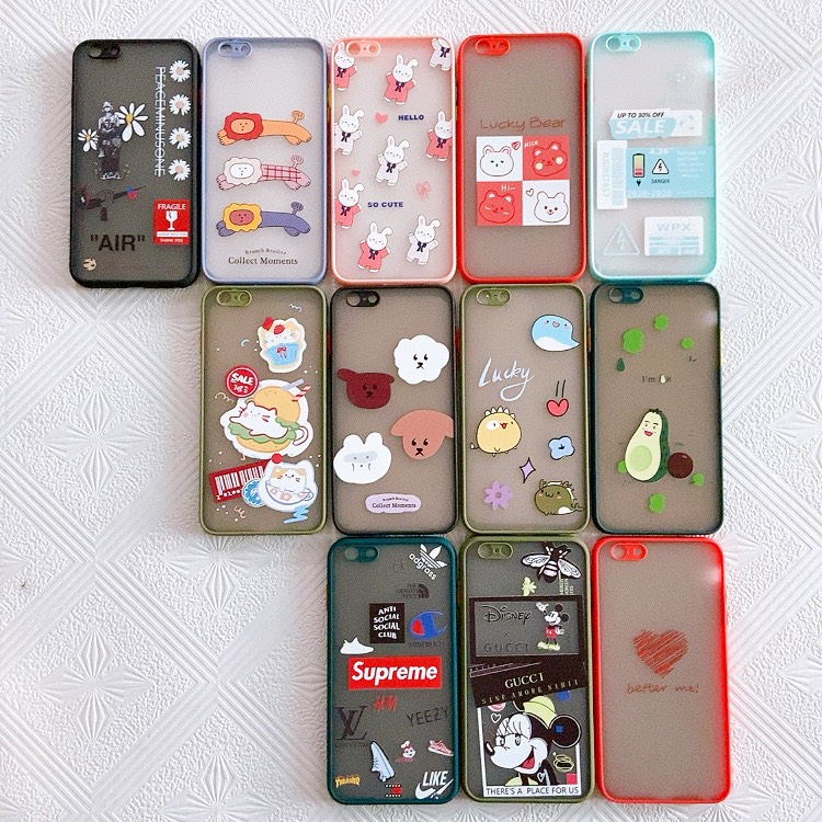 ốp nhám viền màu iphone 6plus/ iphone 6s plus