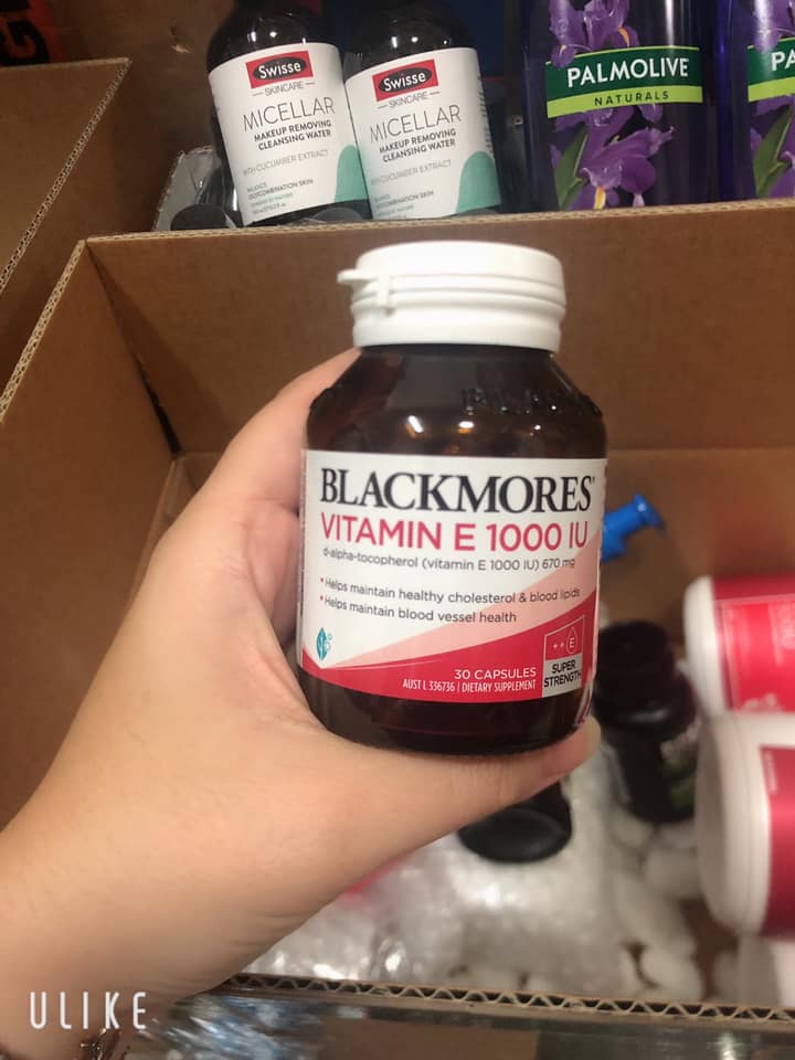 [HCM]Viên Uống Blackmores Natural Vitamin E 1000IU Của Úc