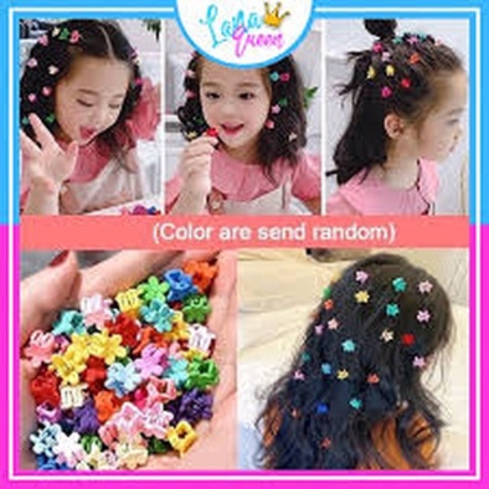 Set 50 kẹp tóc càng cua cho bé gái