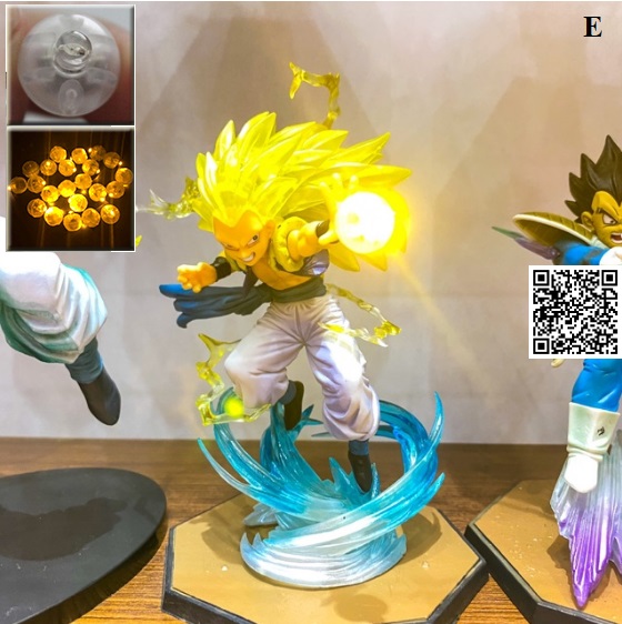1153 Mô hình Hiệu ứng quả cầu năng lượng Led vàng kame cho các dòng mô hình Dragonball 7 viên ngọc rồng (Vui lòng đọc kỹ mô tả) [HCM]