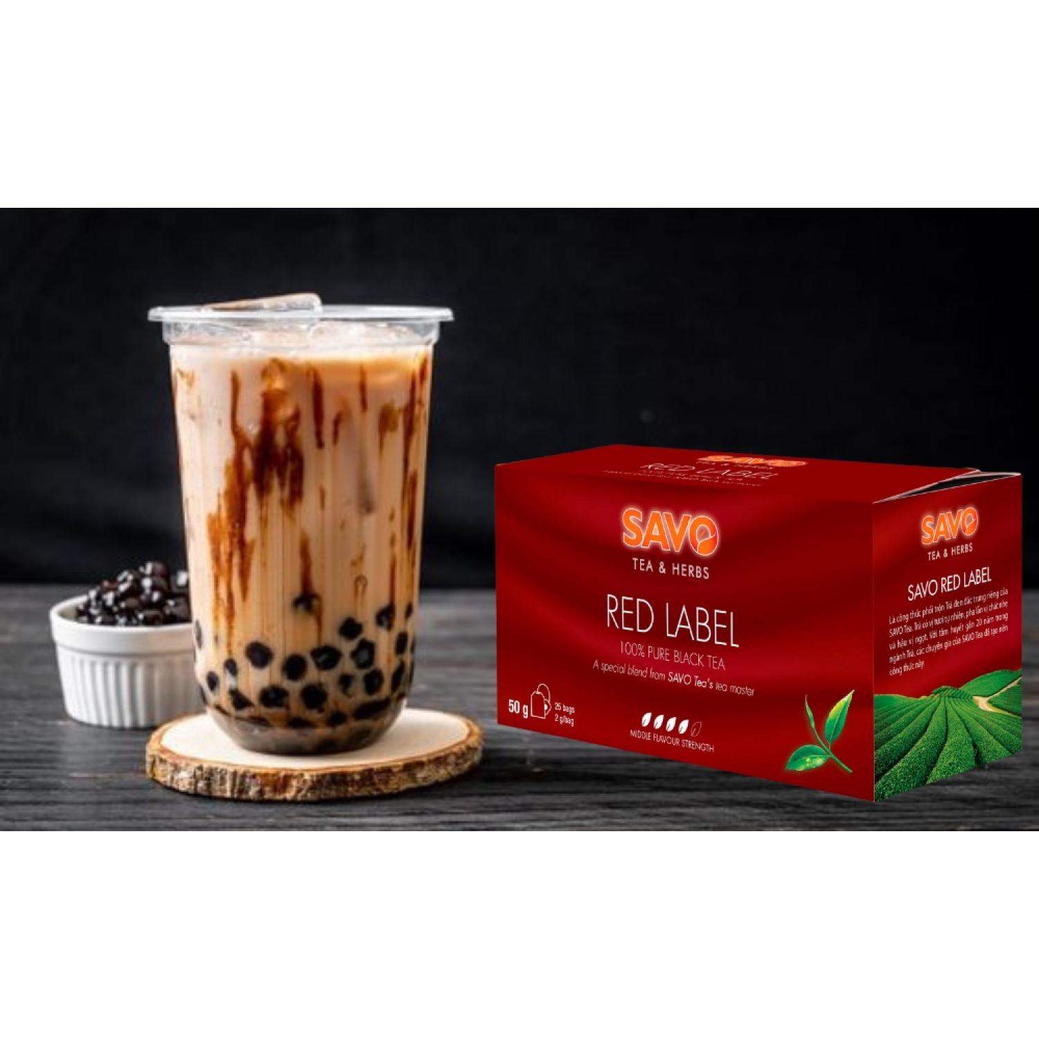 Hồng trà túi lọc SAVO - Red label