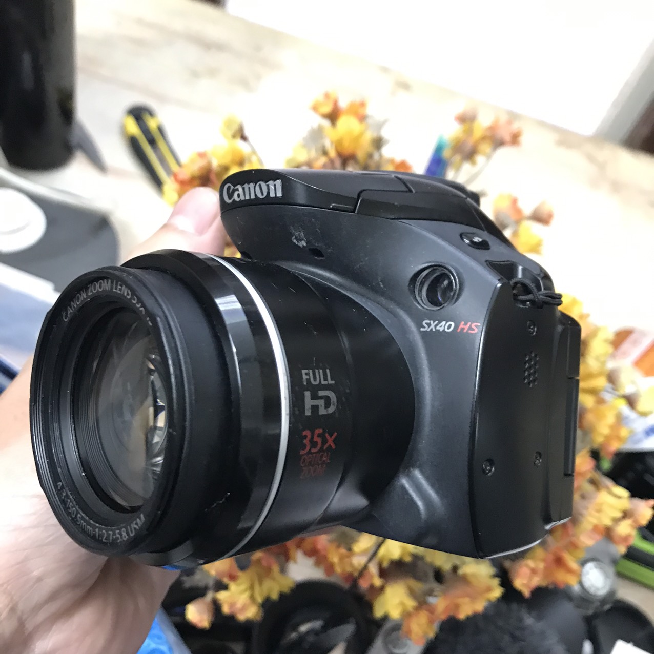 Máy ảnh Canon SX40HS cao cấp compact Canon