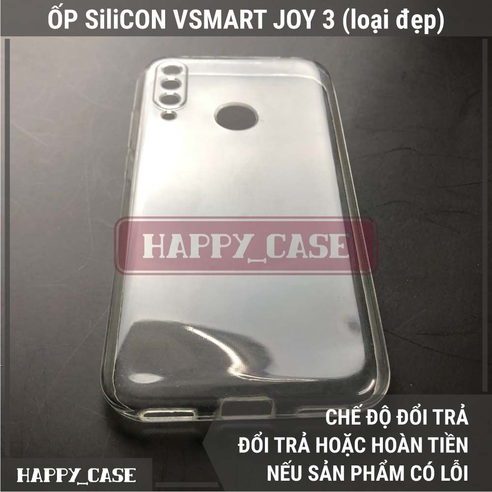 Ốp Điện Thoại Vsmart Joy 3 (LOẠI ĐẸP) Thin Transparent Silicon