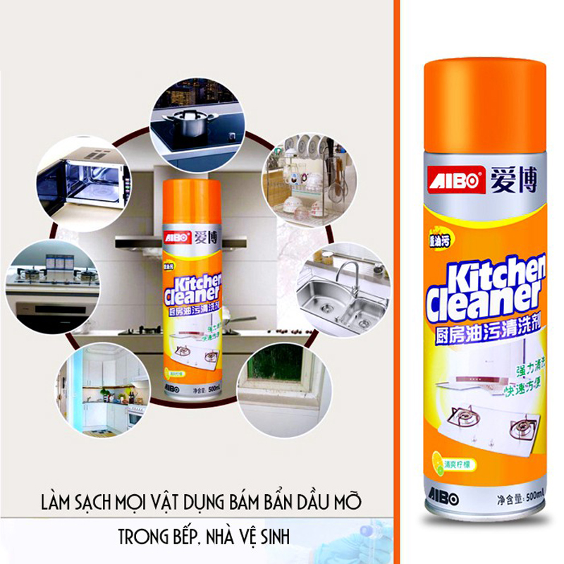 Bình Xịt Vệ Sinh Nhà Bếp Kitchen Cleaner Đa Năng 500ml