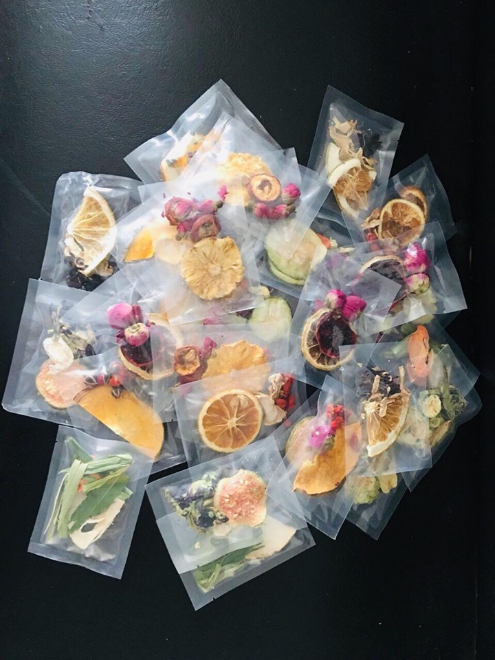 SET 30 packs Boxed - DETOX KOREA dried fruit tea [No cloth bags, bottles]