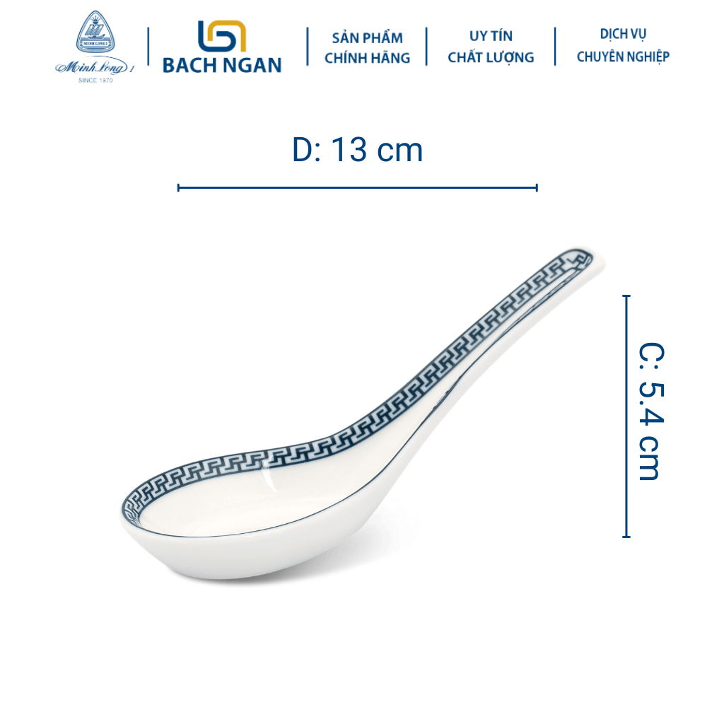 bộ 10 muỗng 13.5 cm Jasmine Chim Lạc