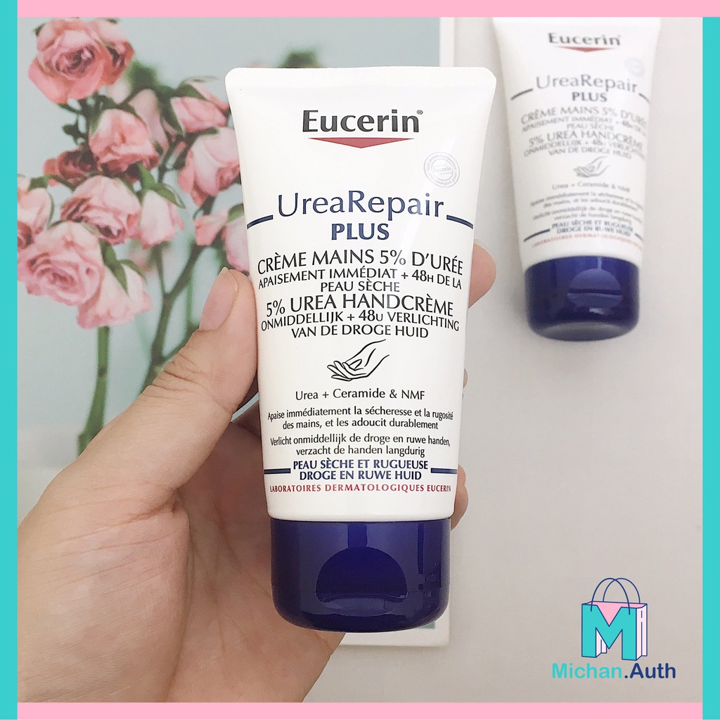 Kem Dưỡng Da Tay Eucerin Urearepair Plus 5% Urea Handcreme 75Ml