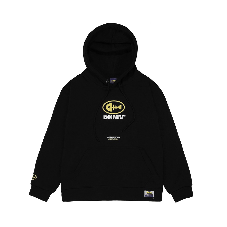 Áo hoodie nữ màu đen | DKMV Black Basic Hoodie