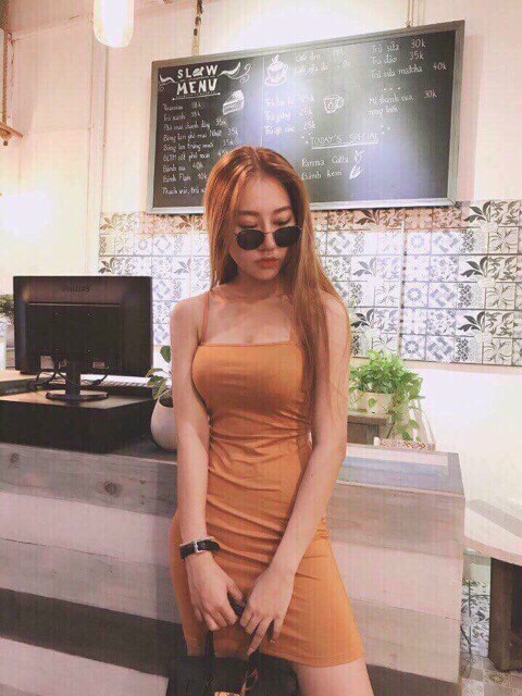 [HCM]Đầm body 2 dây - UT06
