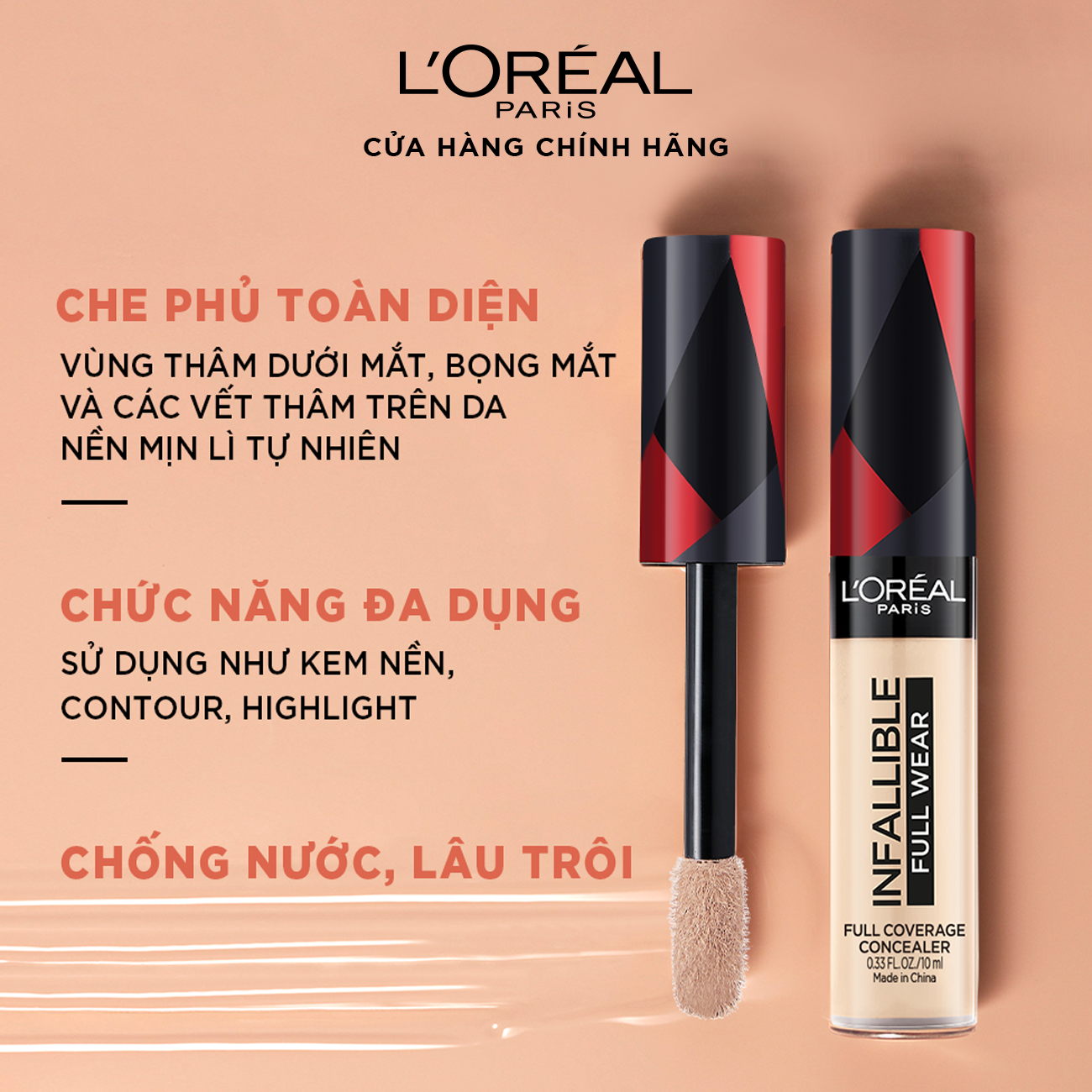 Kem Che Khuyết Điểm L'Oreal Paris Infallible More Than Concealer