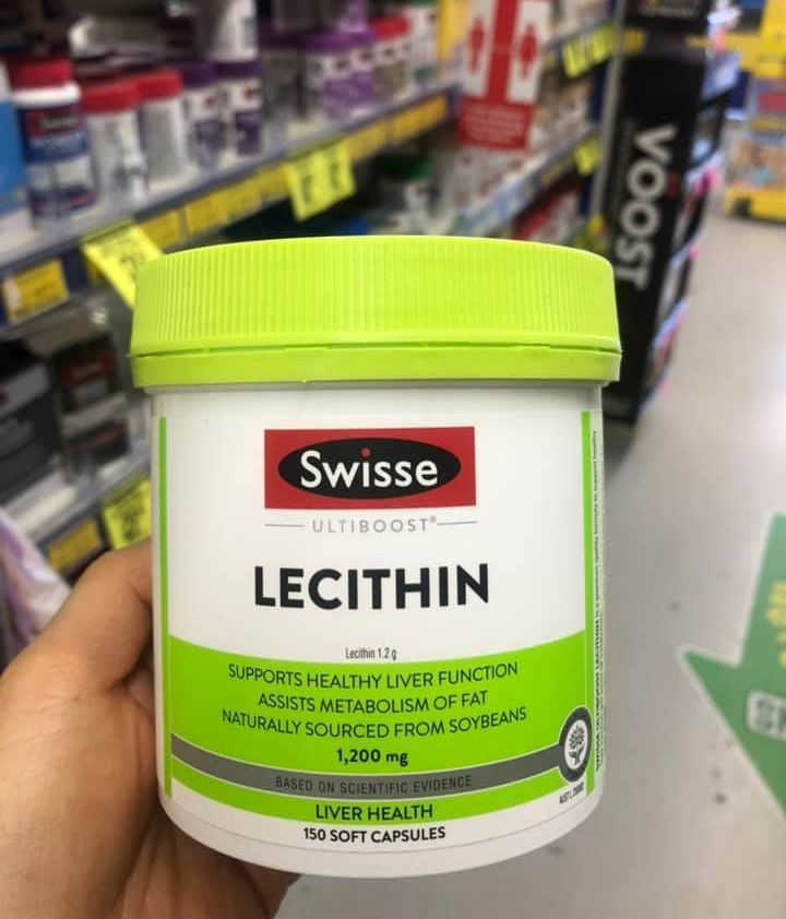 Mầm đậu nành Swisse Lecithin 1200mg 150 viên Úc