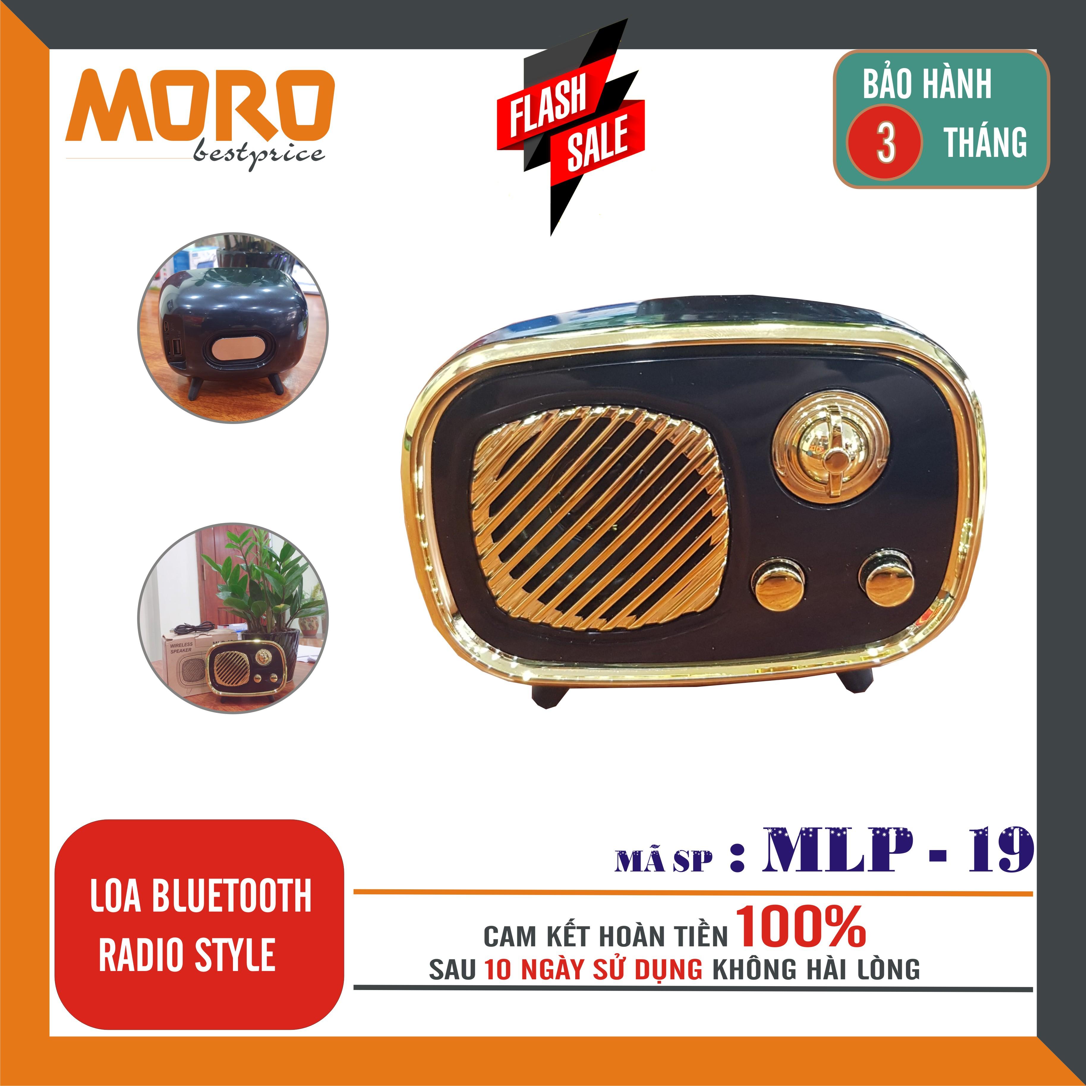 Loa bluetooth kiểu dáng Radio độc đáo -  MLP 19