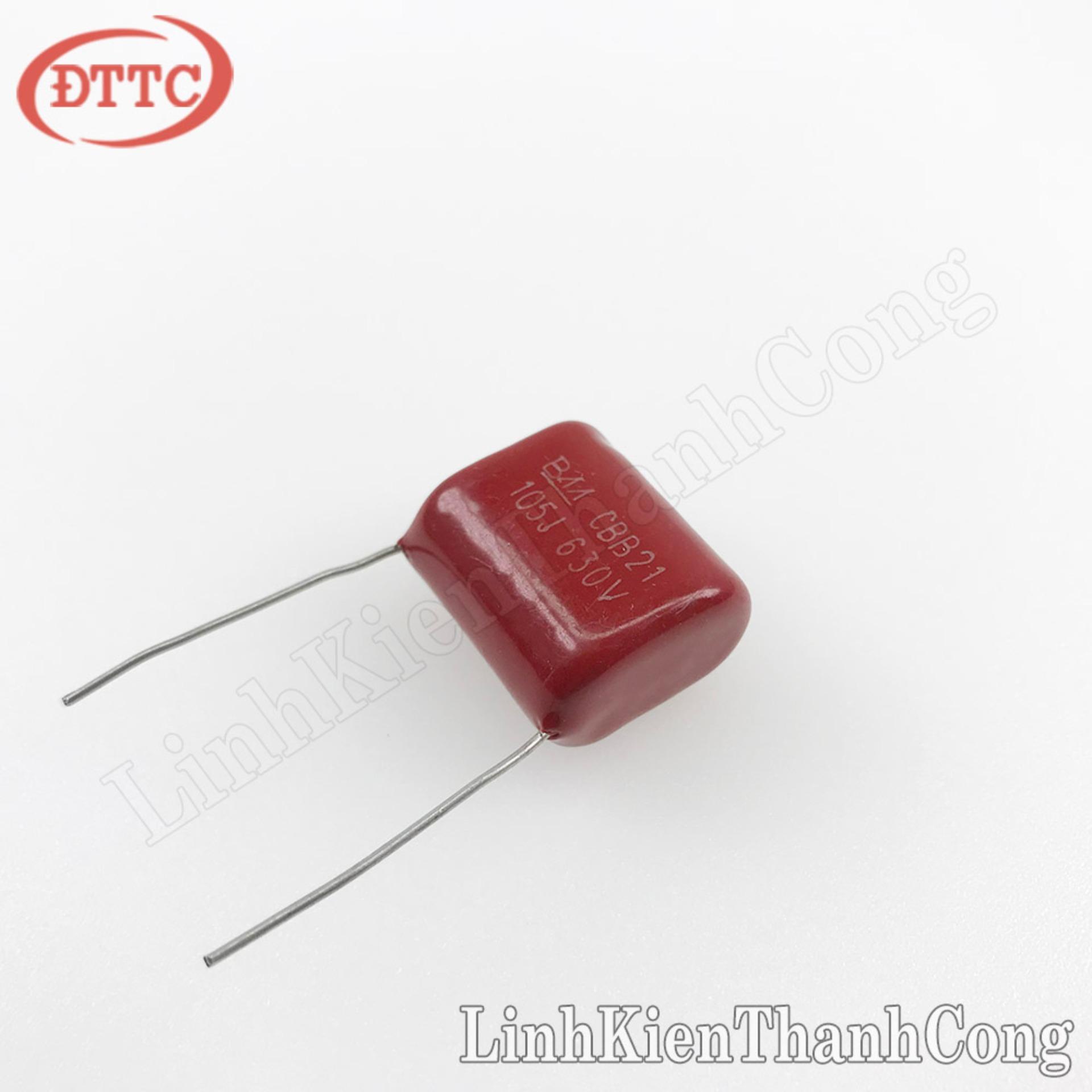 Tụ CBB 105J 1uF 630V P=20mm