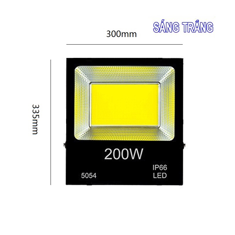 Headlight 200W Ip66 Waterproof White Led (220V Electricity)