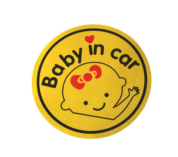 Sticker Baby In Car dán xe ô tô