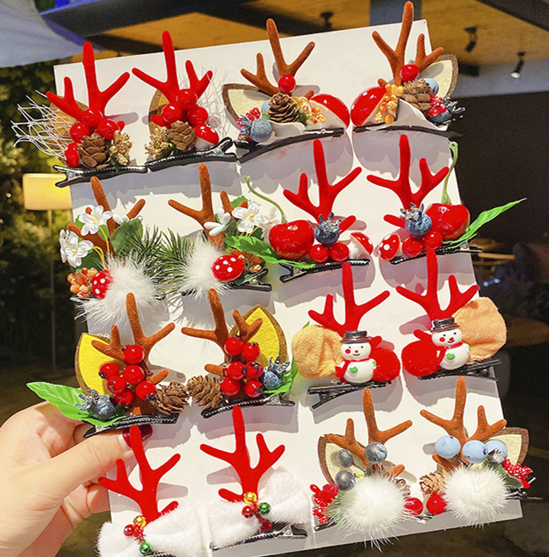Set 2 kẹp tóc noel cực cute - UniLabel