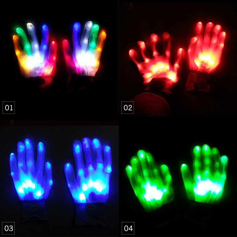 Găng tay có đèn led phát sáng tiện dụng chất lượng cao