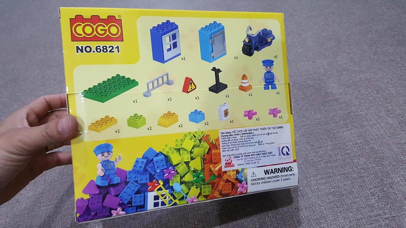 COGO - 6821 Mô hình  nhỏ Cảnh Sát 20 viên