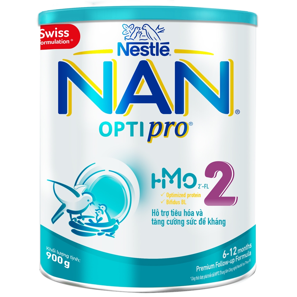 Sữa bột NAN Optipro  PLUS 5 HMO 2 (900g)
