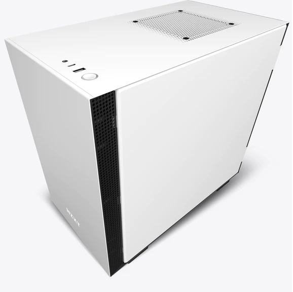 VỎ CASE MÁY TÍNH NZXT H210 MÀU TRẮNG SẦN