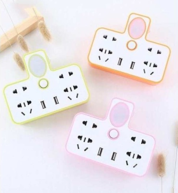 [HCM]Ổ Điện Đa Năng Có Đèn Ngủ Kiêm 2 Cổng USB