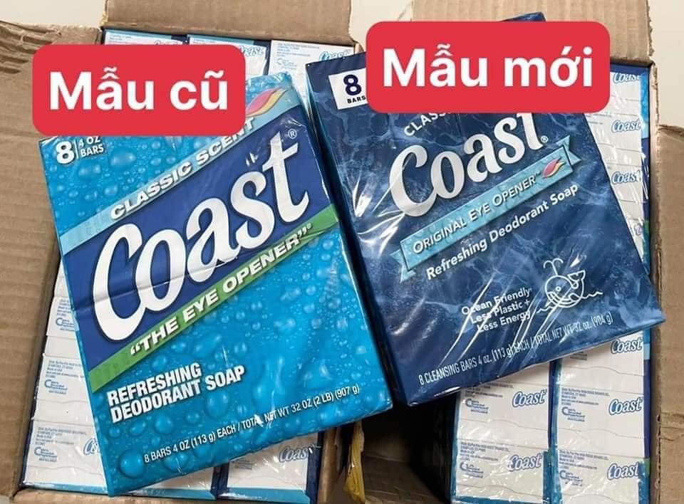 Lốc 8 cục xà bông Coast Mỹ thơm mát