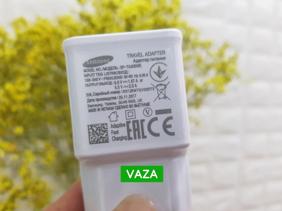Bộ Cáp Sạc Nhanh USB Type C Samsung 9.0V - 1.67A; 5V-2A