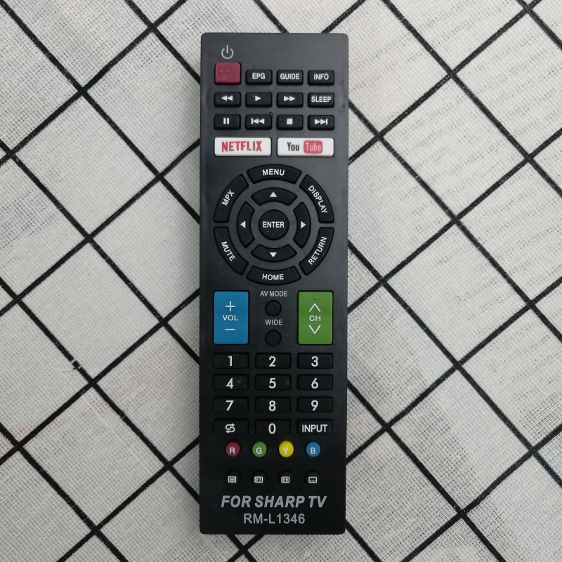 Điều Khiển Tivi SHARP Ngắn Model L1346 -Remote Tivi SHARP Đa Năng