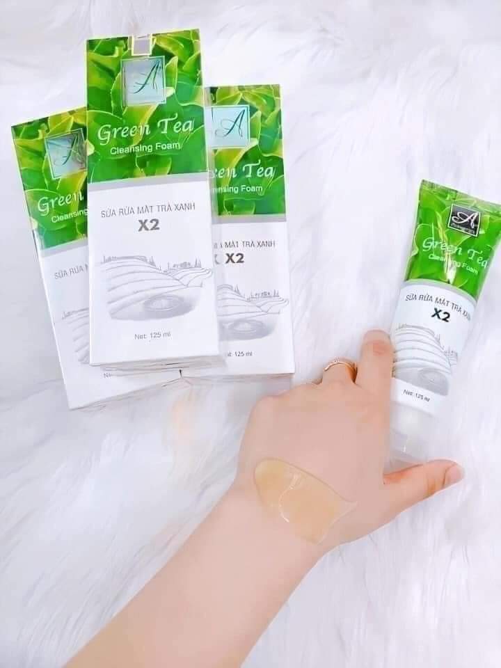 Sữa rửa mặt Trà Xanh x2 A cosmetics